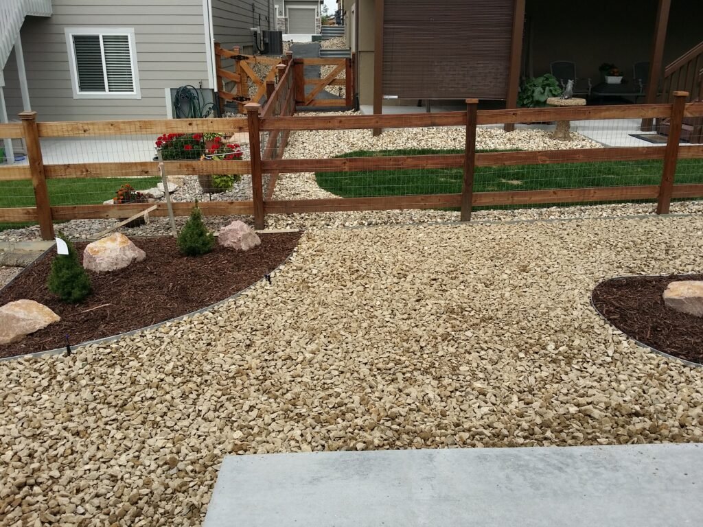 Water-wise xeriscape front yard featuring native shrubs, mulch, and drip irrigation

