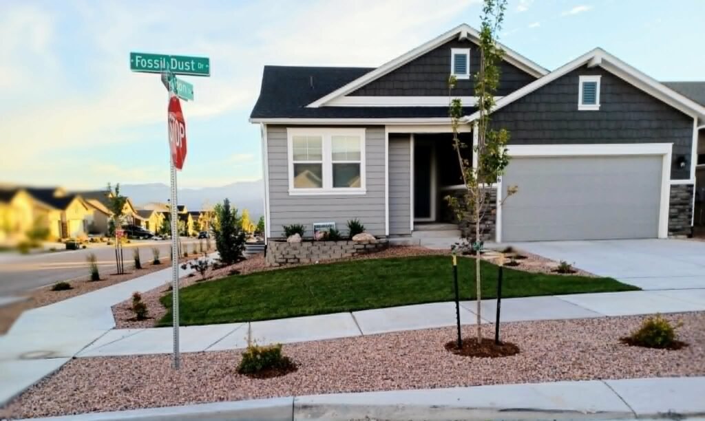 Water-wise xeriscape front yard featuring native shrubs, mulch, and drip irrigation

